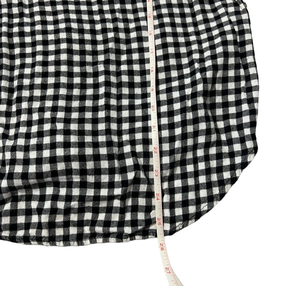 Croft & Barrow - Womens Checkered Peplum Top Sz MDP - Picture 8 of 9